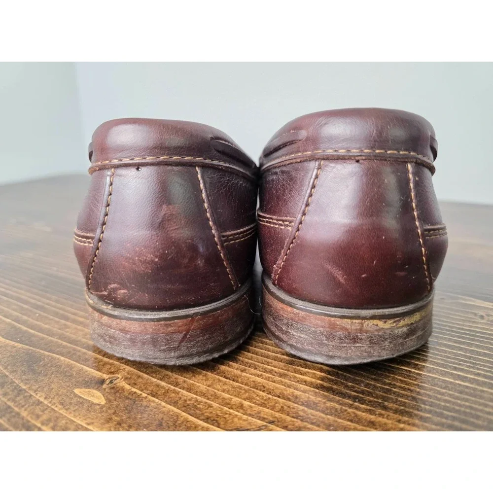 Dexter Men's Shoes‎ Size 10 Brown Leather Slip On Boat Loafers 945256 USA